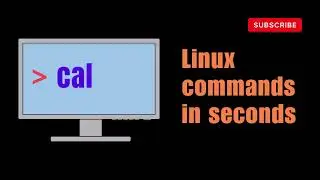 cal command | How to print calendar in terminal 