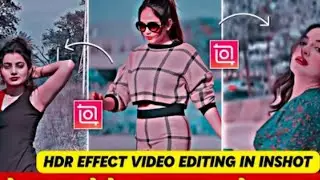 Inshot Hdr Cc Video Editing | Hdr & Brown Cc Effect Video Editing In Inshot