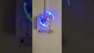 rotating fan with light