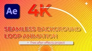 4K | Seamless | Cartoon Rays Of The Sun | Background | Loop Animation