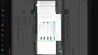 Mini Calendar in Excel #microsoft #excel #calendar #date #shortsvideo  #time #asmr #shortsvideo