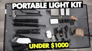 COMPLETE  PRO LIGHT KIT UNDER for VIDEO $1000 (PORTABLE)