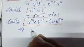 LAWS OF EXPONENTS