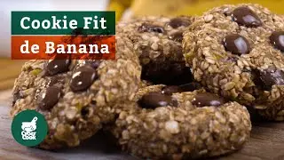 Cookie Fit de Banana para o pós treino