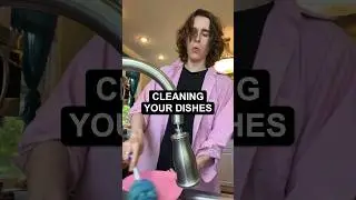 he was gonna do them #collegelife #roommates #offcampus #chores