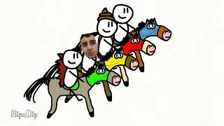 "The horse race" Flipaclip