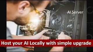 Run AI Locally fast & secure on your machine with GPU upgrade | Host your AI