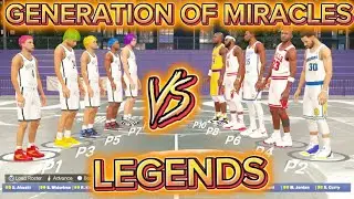 The Generation of Miracles but…….. in NBA 2K25! Kuroko no Basket