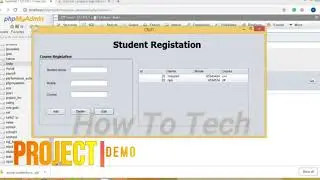 student registration project in java
