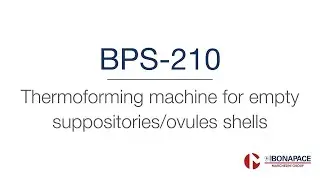 BPS-210 Thermoforming machine for empty SUPPOSITORY/OVULE shells
