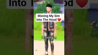 Moving My Sim Into The Hood ❤️ The Sims 4