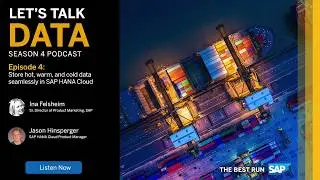 Store Hot, Warm, and Cold Data Seamlessly in SAP HANA Cloud