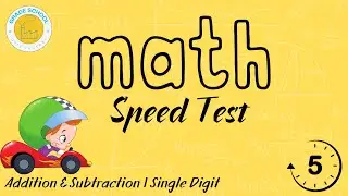 Math Speed Test for Kids | Addition and Subtraction | Mental Math