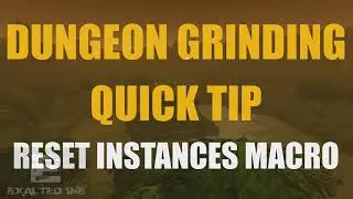 WoW Quick Tip: Reset Instances Macro