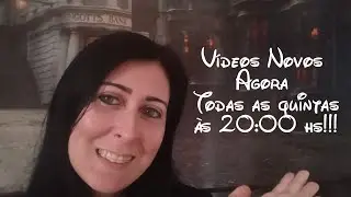 Comunicado especial: Vídeos novos toda quinta feira ás 20:00 hs a partir dessa semana 😃