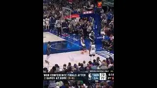 ANTHONY EDWARDS CRAZY DUNK ON GAFFORD Timberwolves vs mavericks #nba #nbaplayoffs #shorts #luka