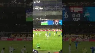 Динамо-Зенит опасный удар
