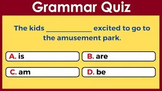 Grammar Quiz 30+ English Grammar Questions