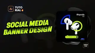 How to make designs ? | Photoshop Tutorial | Social Media Post | Airpods Social Media Post