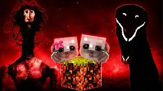 I Lived 100 Days with a Girlfriend in Minecraft Horror