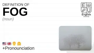FOG meaning, definition & pronunciation | What is FOG? | How to say FOG