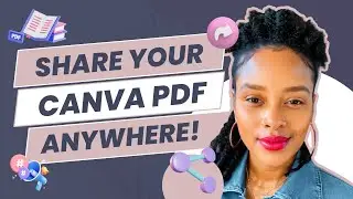 How to Share Canva Design on Social Media - Share Your Canva PDF Anywhere