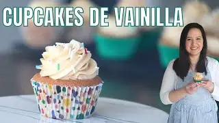 Cupcakes de Vainilla | Rellenos de Dulce de Leche