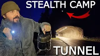 car tunnel stealth camping