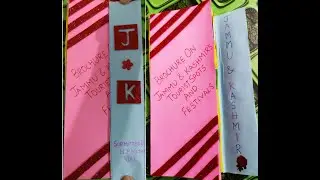 ART INTEGRATION PROJECT | BROCHURE ON JAMMU & KASHMIR'S TOURIST PLACES AND FESTIVALS | CLASS 8