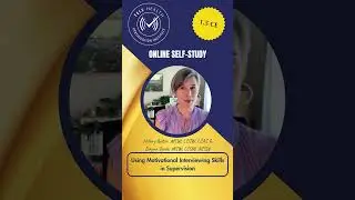 Using Motivational Interviewing Skills in Supervision