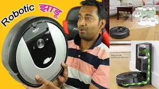 Vacuum Cleaning Robot with Automatic Dirt Disposal Unboxing & Review | iRobot Roomba i7+
