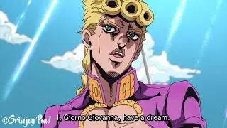 I, Giorno Giovana, Have a Dream (HiNDi DUB) || Jojo's Bizarre Adventure Golden Wind