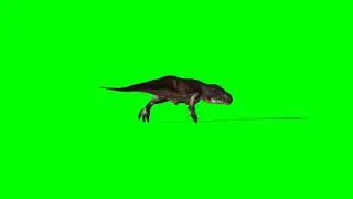 TYRANN OSAURUS  REX   GREEN SCREEN  DINOSAUR  NEW VIDEO GREEN SCREEN  4K