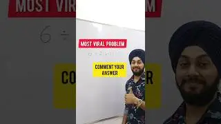Viral Problem on Twitter 💯 Comment your answer 👍#maths #puzzle #hardques #trickyquestion #ssc #quiz
