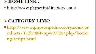 Booking Script