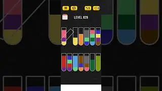 Water sort puzzle level 829