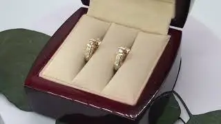 Золотые серьги с бриллиантами.Царицыно.Артикул: аб001898-2