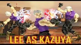 [TAS] Lee With Kazuya's Moves Gameplay - Tekken 2 (Arcade Version) (Requested)