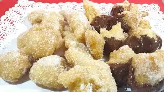 🎄BUÑUELOS DE LIMON 🍋Y DE CHOCOLATE🍫 FACILES| Rosa cocinando
