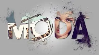 Photoshop Dağılmış Yazı Efekti