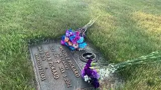 Visiting our Grandparents grave