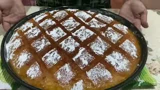 Tez hazırlanan dadlı portağallı və cemli piroq