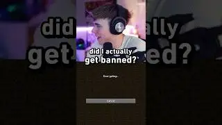 I got banned for cheating...