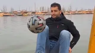 Mesmerizing Freestyle Football Skills at Nishat Bagh and Dal Lakh Srinagar | Patrick Bauer