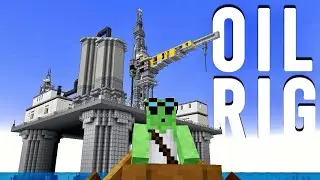 Building An Oil Rig Guardian Farm! - Let's Play Minecraft 627