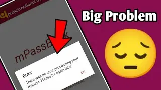 there was an error processing your request please try again later | pnb mpassbook problem