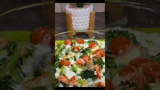 Оболденная запеканка с брокколи #брокколи #рецепт #овощи #вдуховке