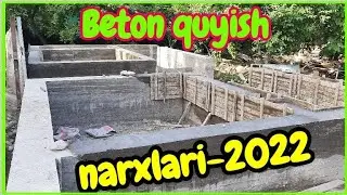 BETON QUYISH NARXLARI-2022 - Бетон куйиш нархлари- 2022