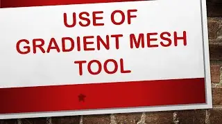 how to use gradient mesh tool