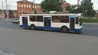 Троллейбус 188- ЗиУ 682Г 016.04, маршрут 1. Площадь Фрунзе.